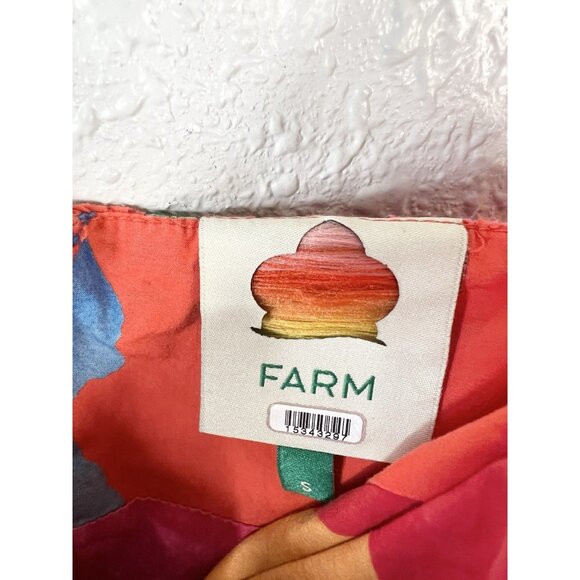 FARM Rio Ombré Chita Romper Floral Vacation Tropical Cruise Resortwear Small - Picture 8 of 16